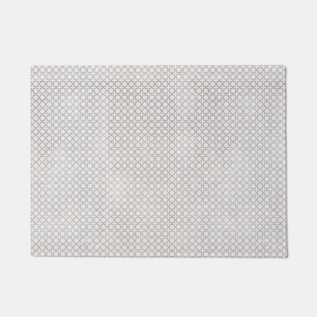 Felpudo Patrón geométrico islámico beige (Anverso)