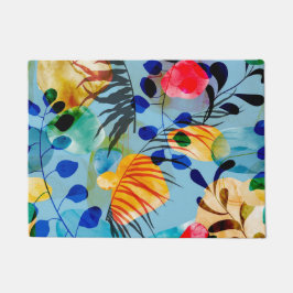 Felpudo Patrón ininterrumpido de floración estética