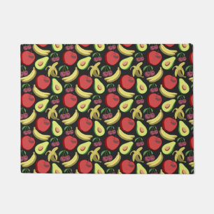 Felpudo Patrón ininterrumpido de frutas fruta tropical c
