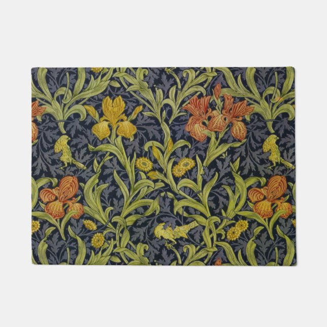 Felpudo Patrón Iris (de William Morris) (Anverso)