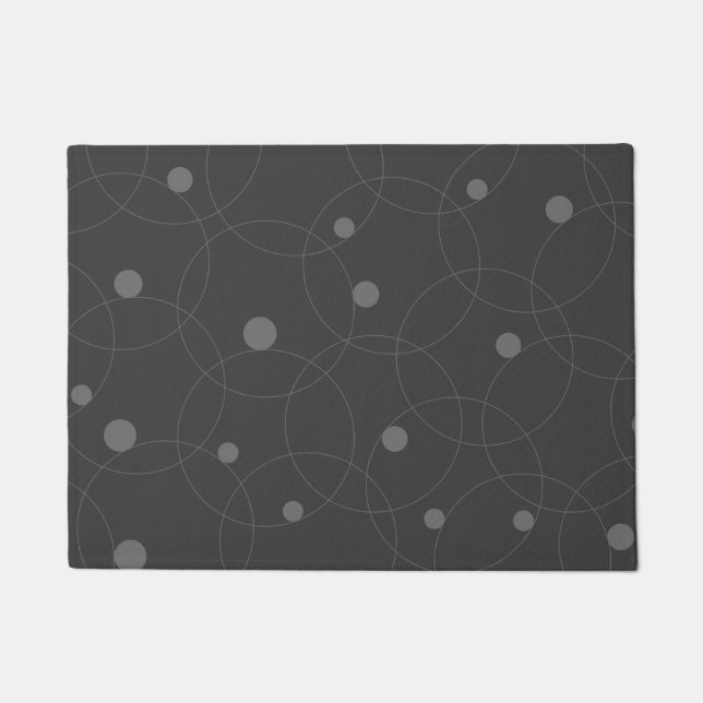 Felpudo Patrón moderno, simple, lúdico, divertido de círcu (Anverso)