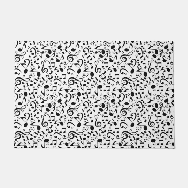 Felpudo Patrón musical (Anverso)