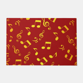 Felpudo Patrón musical
