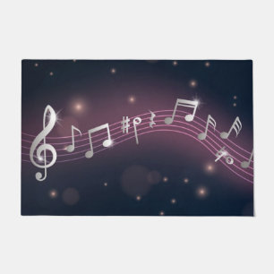 Felpudo Patrón musical