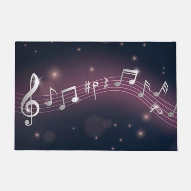 Felpudo Patrón musical (Anverso)