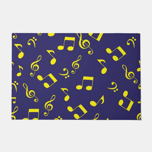 Felpudo Patrón musical (Anverso)