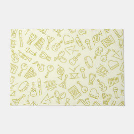 Felpudo Patrón musical