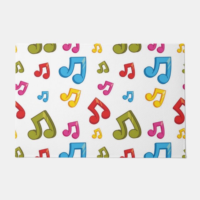 Felpudo Patrón musical (Anverso)