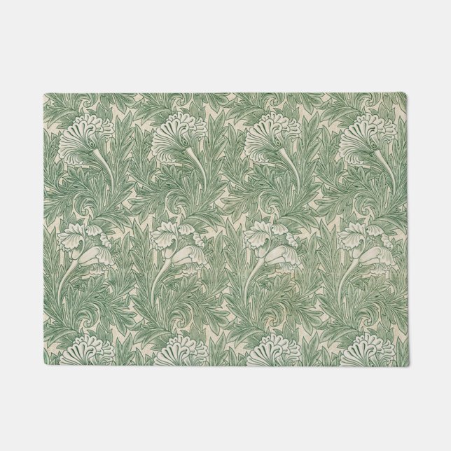 Felpudo Patrón Tulip (1875) De William Morris (Anverso)
