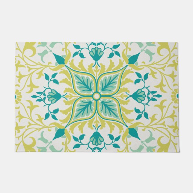 Felpudo Patrón vírico (de William Morris) (Anverso)