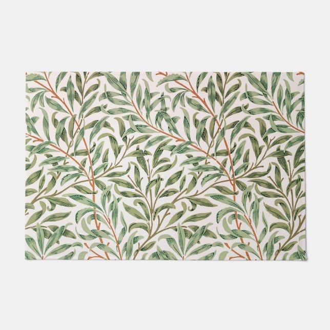 Felpudo Patrón Willow, William Morris Doormat (Anverso)