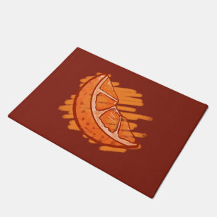 Felpudo Patrones de fruta Regalos de Naranja de sangre