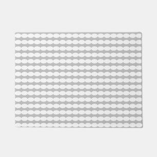 Felpudo Patrones de Perla Blanca Gris Guay Decoración Ele