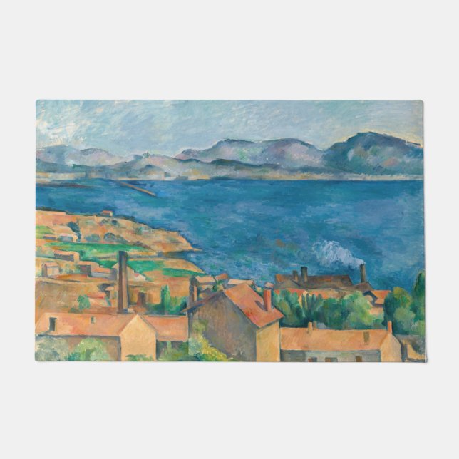 Felpudo Paul Cezanne - Bahía de Marsella, vista desde Esta (Anverso)