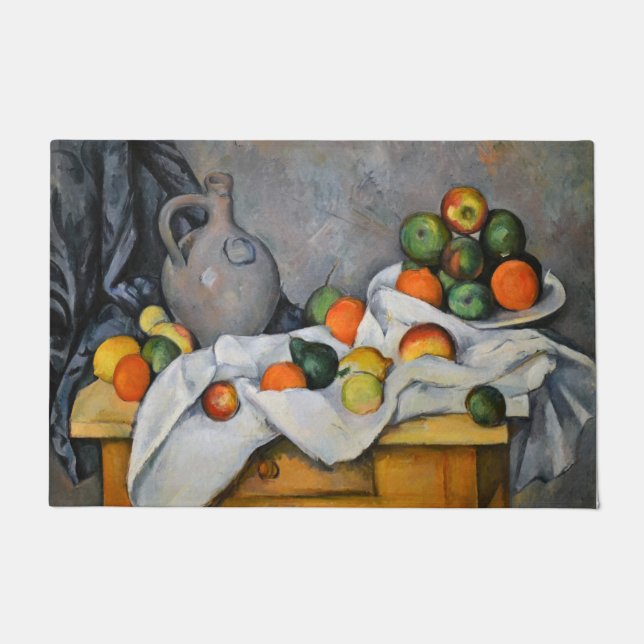 Felpudo Paul Cezanne - Curtain, Jug and Fruit Bowl (Anverso)