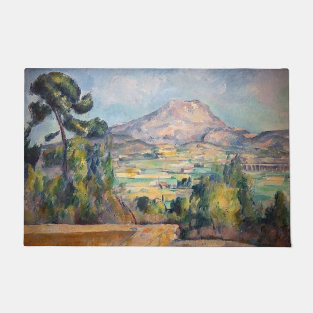 Felpudo Paul Cezanne - Mont Sainte-Victoire (Anverso)