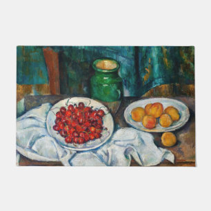Felpudo Paul Cezanne - Todavía la vida con cerezas y guiso