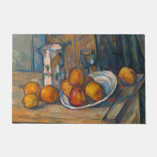 Felpudo Paul Cezanne - Todavía la vida con jugo de leche y