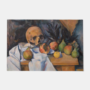 Felpudo Paul Cezanne - Todavía la vida con Skull