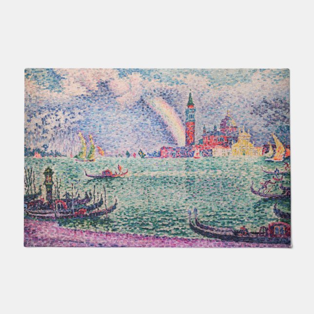Felpudo Paul Signac - Arcoiris, Venecia (Anverso)