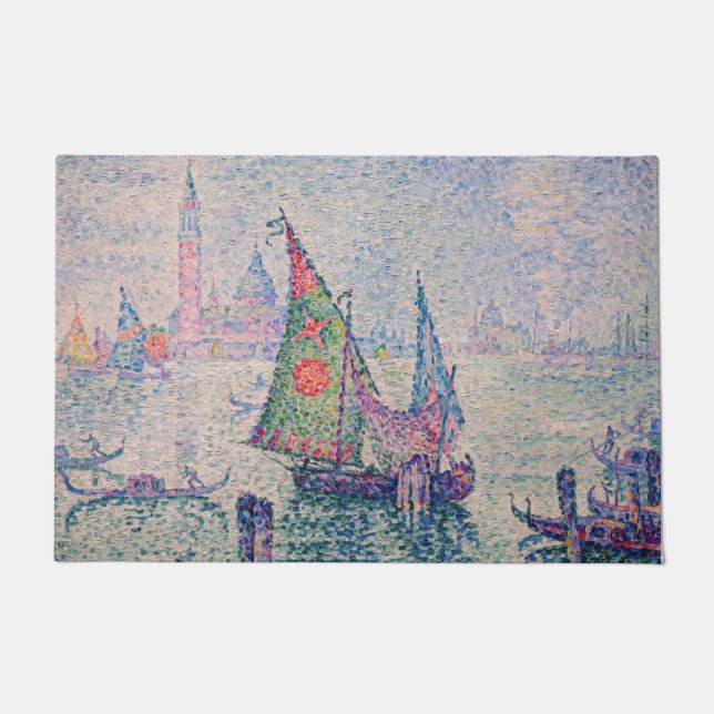 Felpudo Paul Signac - La vela verde (Anverso)