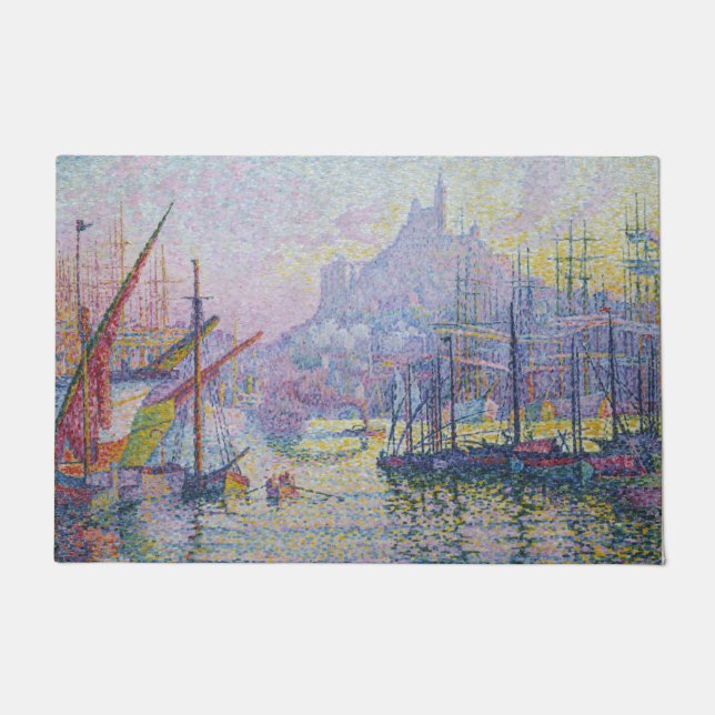 Felpudo Paul Signac - Notre-Dame-de-la-Garde, Marsella (Anverso)