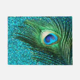 Felpudo Pavo real acuático único