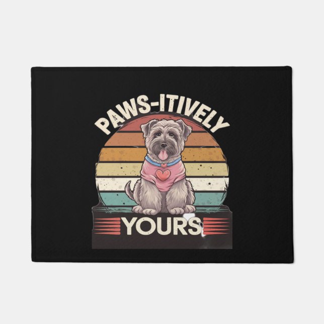 Felpudo Paws-itive Yours Dog (Anverso)