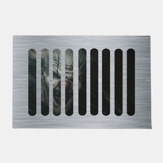 Felpudo Payaso aterrador en la Novedad de drenaje Hallowee (Anverso)