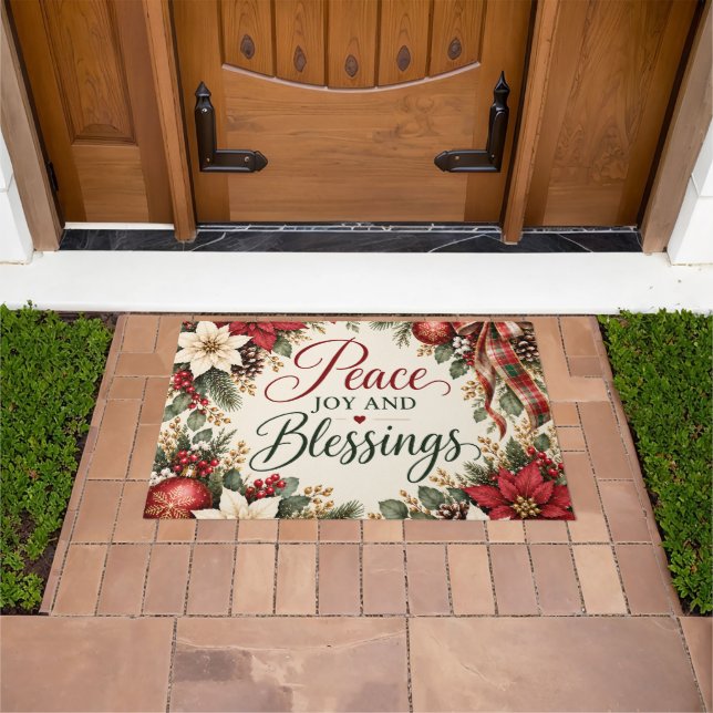 Felpudo Paz Alegría y Bendiciones (Exterior)