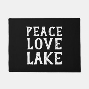 Felpudo PAZ náutica divertida - AMOR - LAGO  