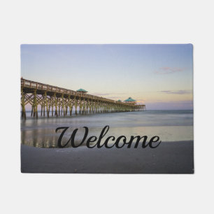 Felpudo Paz Por La Noche En Folly Beach Doormat