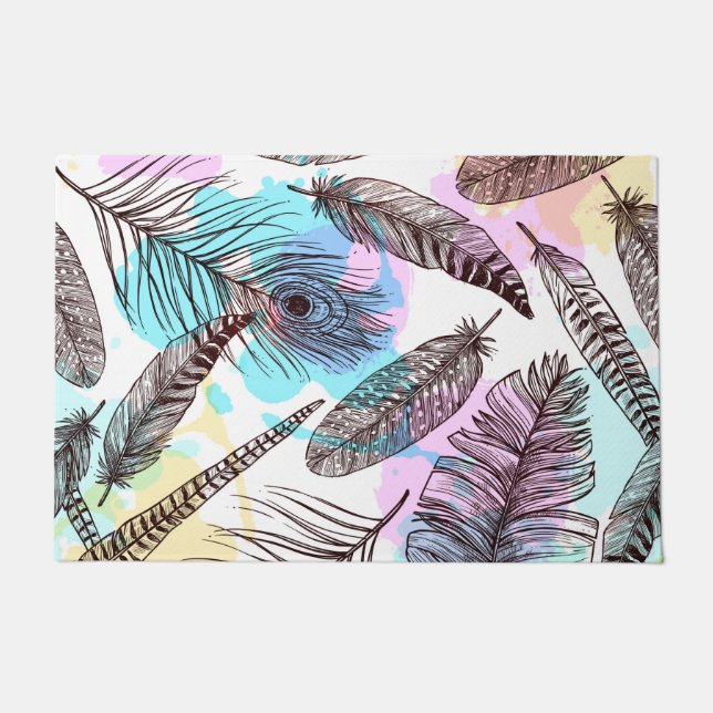 Felpudo Peacock Feather (Anverso)