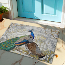 Felpudo Peacock & Groupe Art Nuovo Winter / Gold Floral