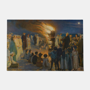 Felpudo Peder Severin Kroyer - El incendio de la víspera d