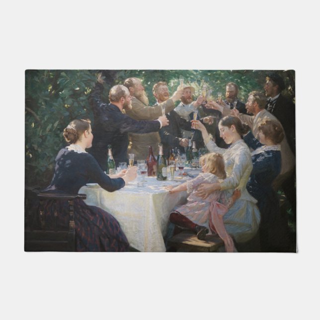 Felpudo Peder Severin Kroyer - ¡Hip, Hip, Hurra! (Anverso)