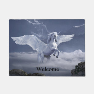 Felpudo Pegasus en vuelo