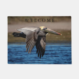 Felpudo Pelícano en vuelo