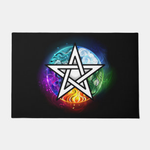 Felpudo Pentagrama de Wiccan
