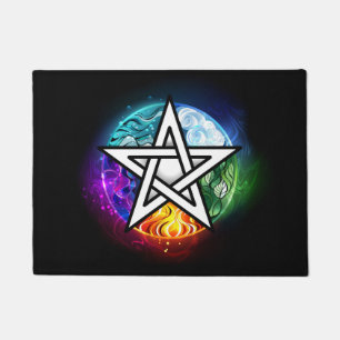 Felpudo Pentagrama de Wiccan