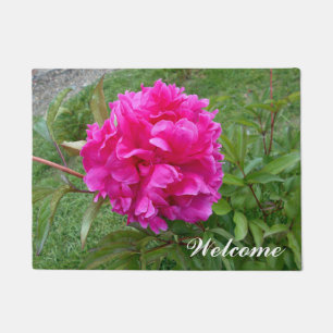 Felpudo Peony rosado radiante