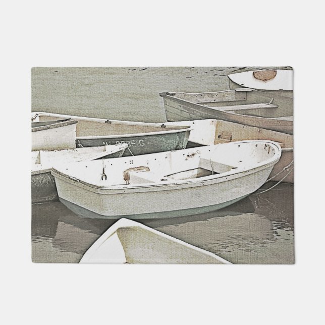 Felpudo Pequeños barcos náuticos (Anverso)
