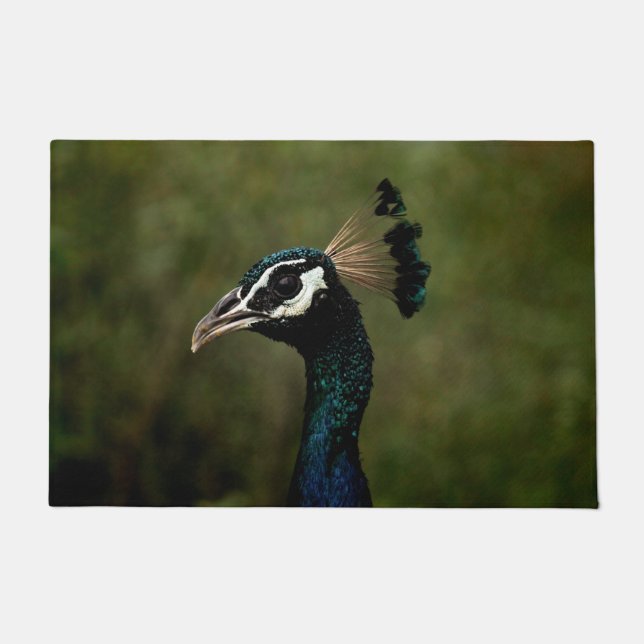 Felpudo Perfil del pavo real (Anverso)