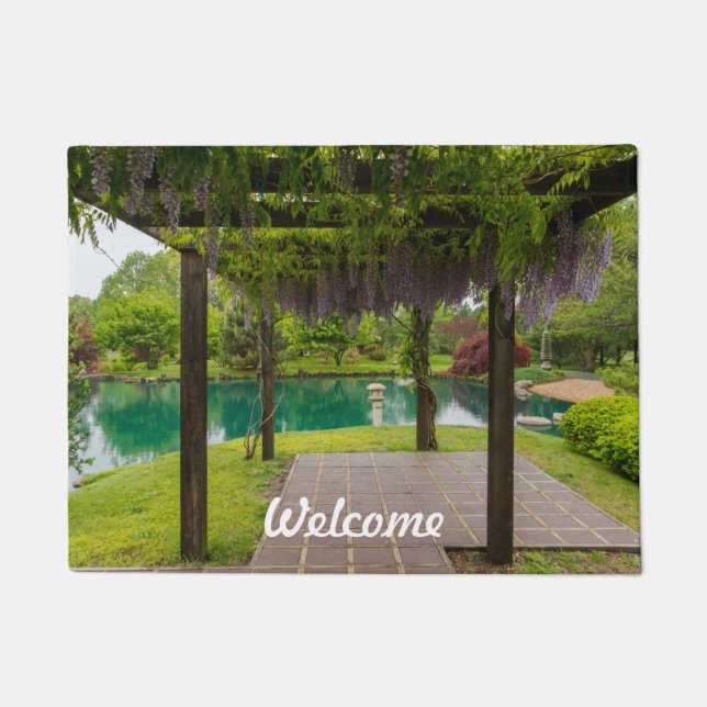 Felpudo Pérgola De Wisteria (Anverso)