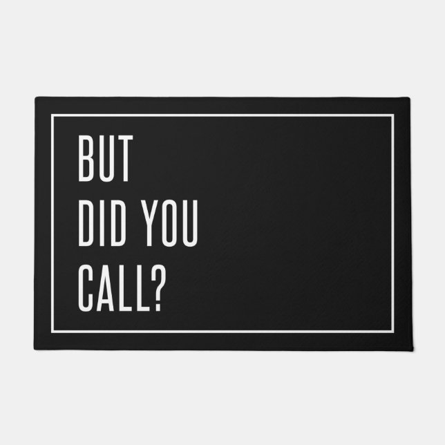 Felpudo Pero ¿Llamaste? (Anverso)