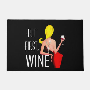 Felpudo "Pero primero, vino" DIVA 