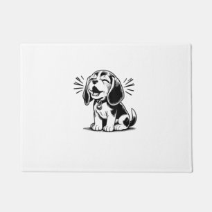 Felpudo Perrito beagle adorable, familia amante de los ani