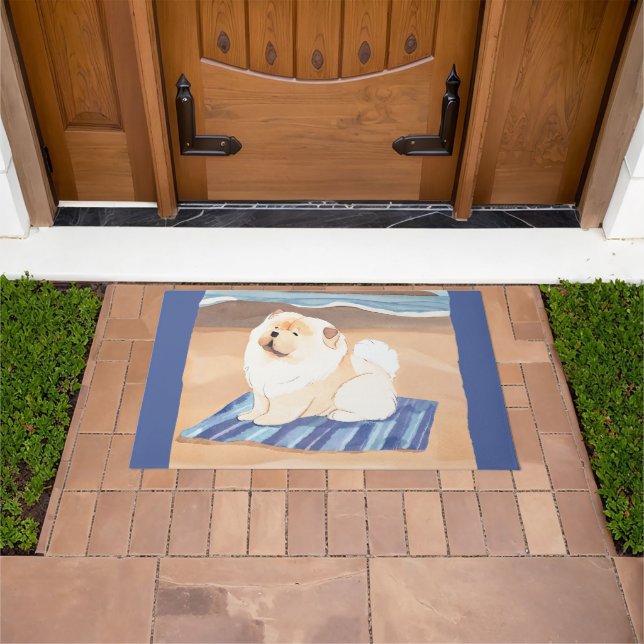 Felpudo Perro ARENA N' SEA Cream Chow Chow (Exterior)