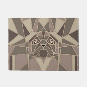 Felpudo Perro Art Deco Pug - Pastels Gold