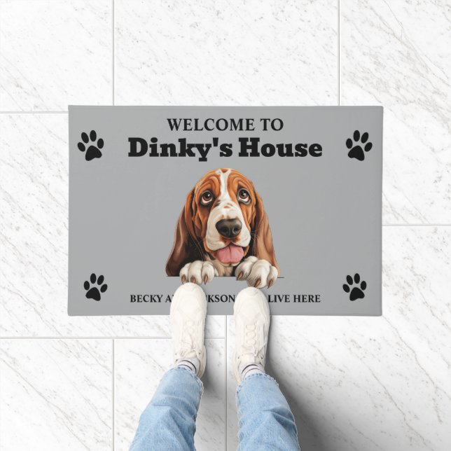 Felpudo Perro Basset Hound (Interior)